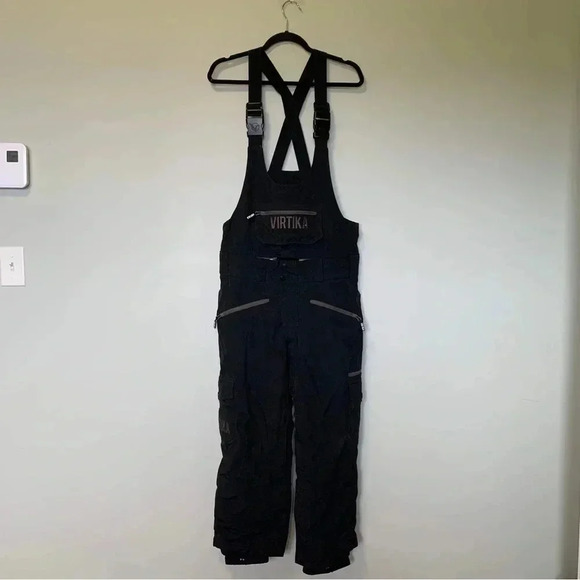 Virtika black  ski suit - Picture 1 of 8